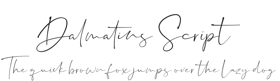 Dalmatins Script by Sronstudio — Script Handwritten Font