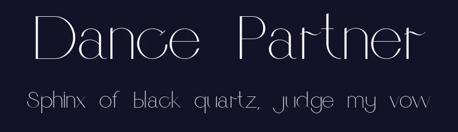 Dance Partner — Sans Serif Font — thumbnail 2
