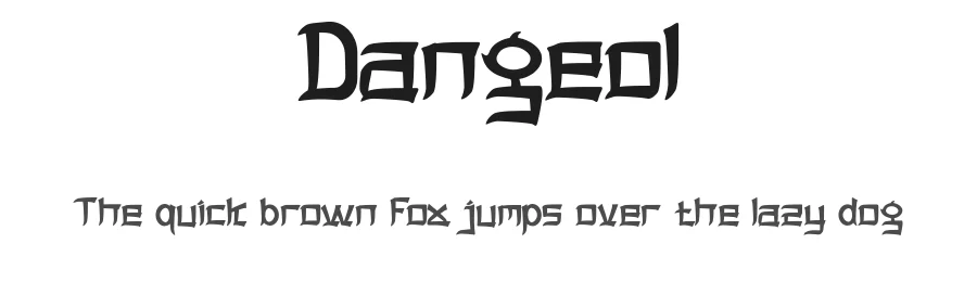 Dangeol by Gabrielle Devina S — Display Font