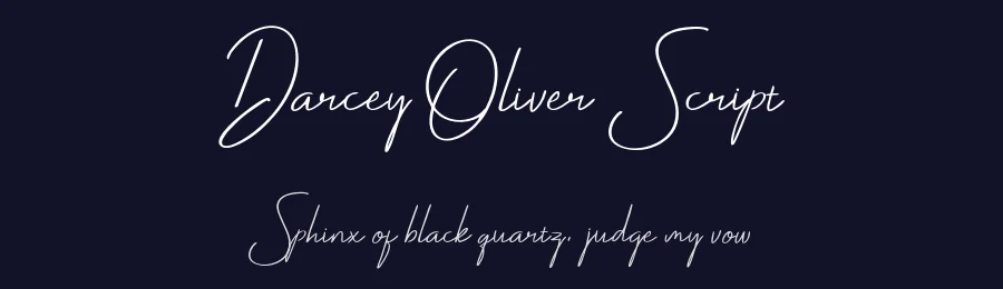 Darcey Oliver Script by Bang Toyib — Script Handwritten Font — thumbnail 2