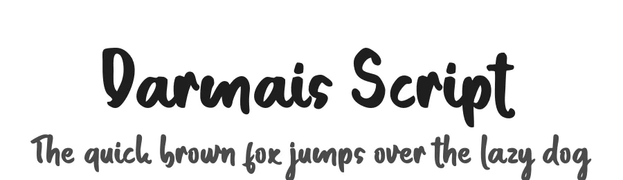 Darmais Script by Khaidir — Script Handwritten Font