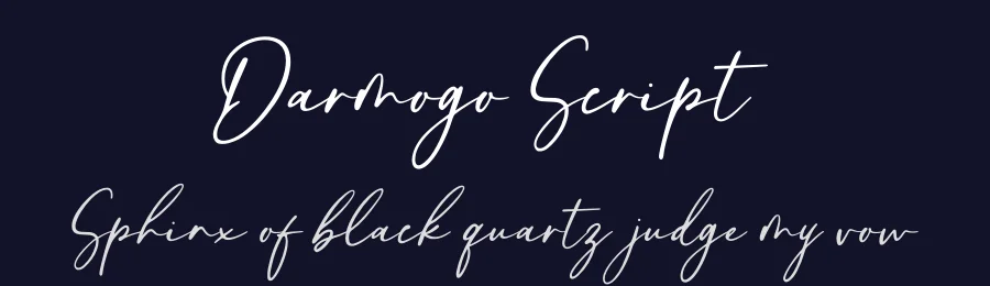 Darmogo Script by Muhamad Yusron  Billah — Script Handwritten Font — thumbnail 2