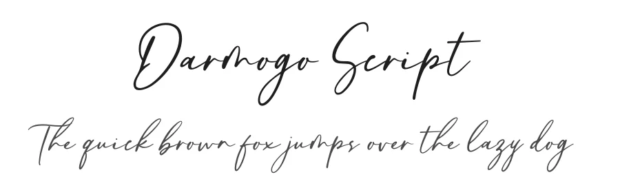 Darmogo Script by Muhamad Yusron  Billah — Script Handwritten Font