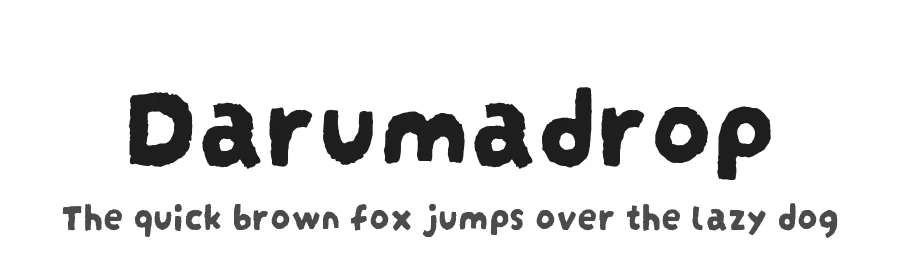 Darumadrop by Maniackers Design — Sans Serif Font