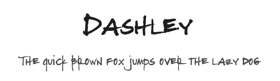 Dashley — Script Handwritten Font