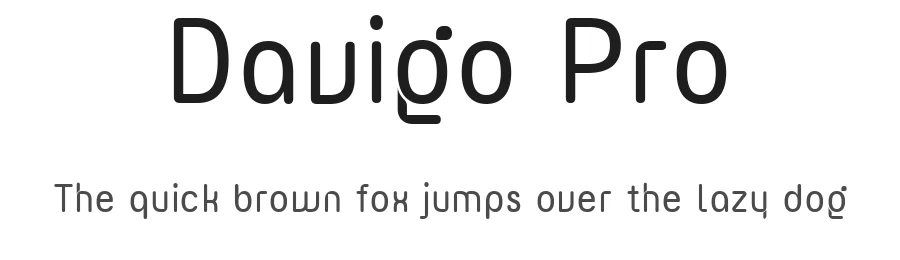 Davigo Pro by Diki Pradipta Tri Atmojo — Sans Serif Font