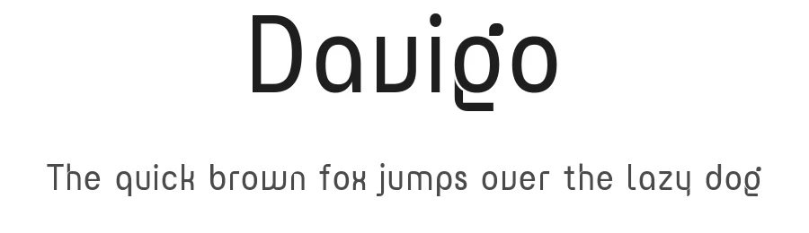 Davigo by Diki Pradipta Tri Atmojo — Sans Serif Font