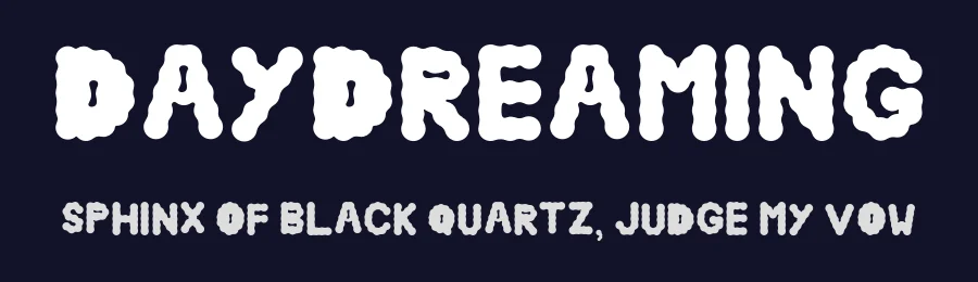 Daydreaming — Display Font — thumbnail 2