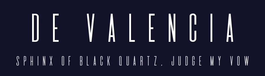 De Valencia by Manuel Fernández del Campo García — Sans Serif Font — thumbnail 2