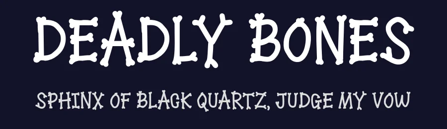Deadly Bones — Script Handwritten Font — thumbnail 2
