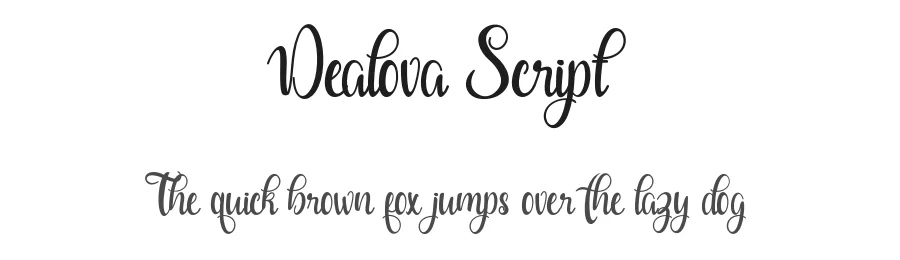 Dealova Script by Zulfikar ALi — Script Handwritten Font