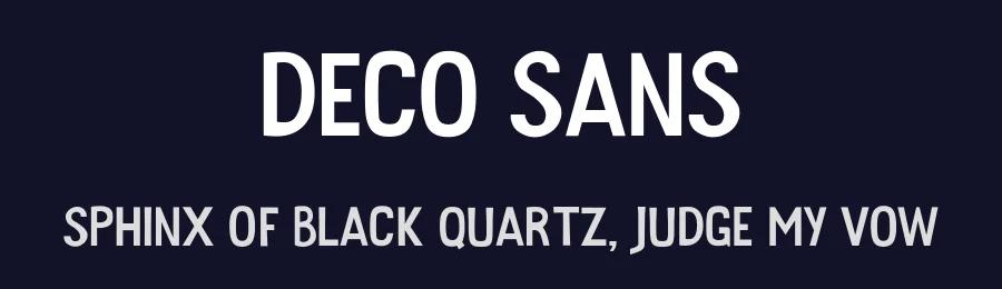 Deco Sans by Jim Wielgosz — Script Handwritten Font — thumbnail 2