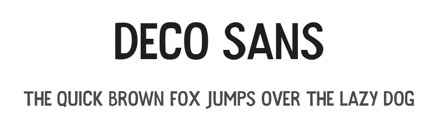 Deco Sans by Jim Wielgosz — Script Handwritten Font