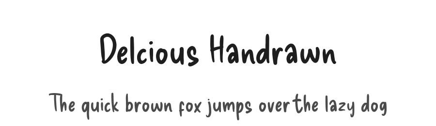 Delcious Handrawn by Agung Rohmat — Script Handwritten Font