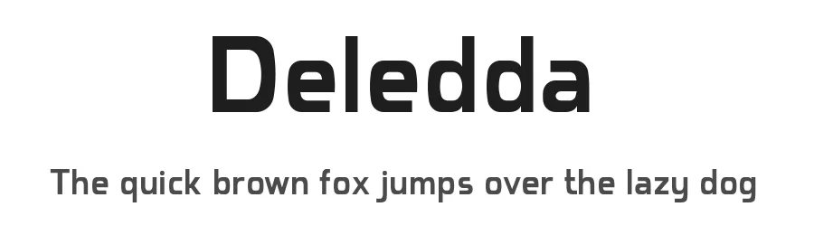 Deledda by Dimitri Antonov — Sans Serif Font