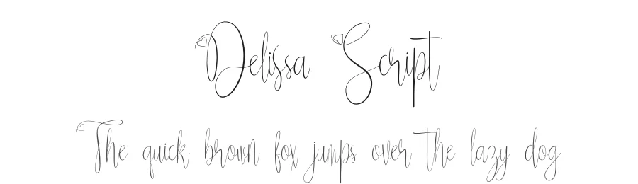 Delissa Script by senoajiletter — Script Handwritten Font