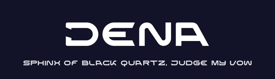 Dena by Ari juanda — Display Font — thumbnail 2