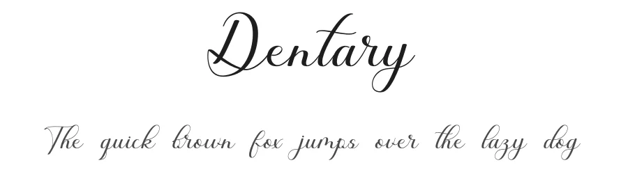 Dentary by Fiqiart — Script Handwritten Font