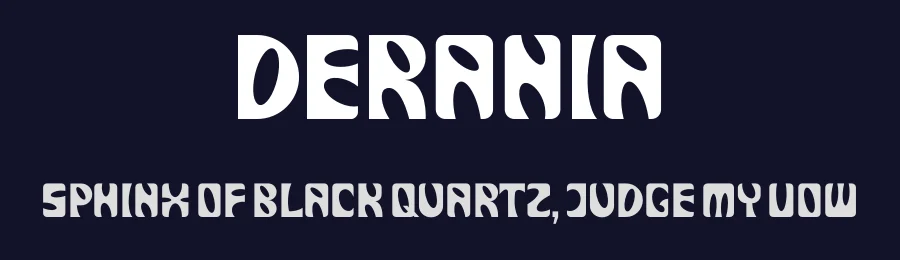 Derania by Muhammad Muammar — Display Font — thumbnail 2