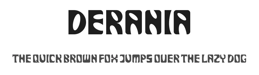 Derania by Muhammad Muammar — Display Font