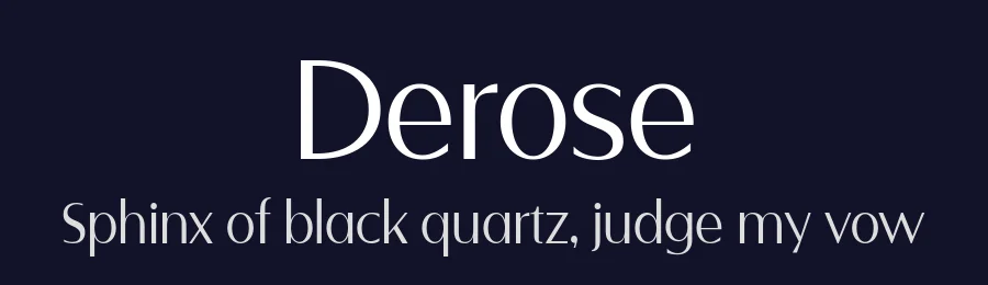 Derose by By Abdul Artega — Sans Serif Font — thumbnail 2