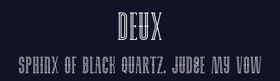 Deux by Misha Priemyshev — Serif Font — thumbnail 2