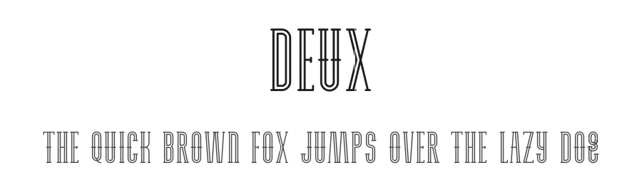 Deux by Misha Priemyshev — Serif Font