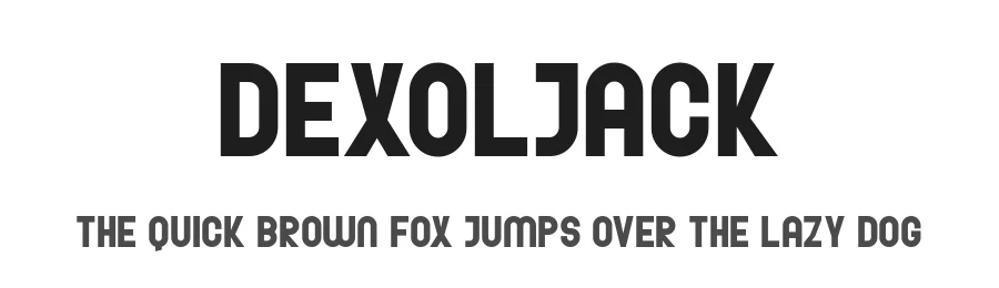 Dexoljack by Wahyu Sa — Display Font