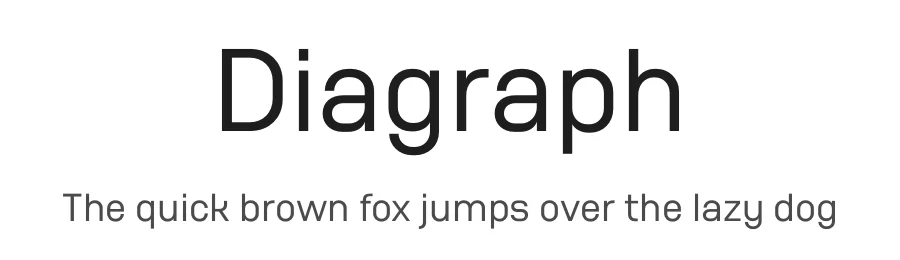 Diagraph by Nazareno Crea & Antonio D'Elisiis — Sans Serif Font