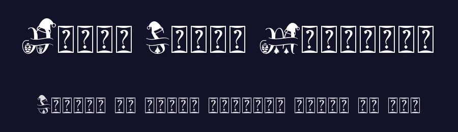 Diary Santa Monogram by Yoga Letter 2021 (Isroni Yoga Prasetya) — Script Handwritten Font — thumbnail 2