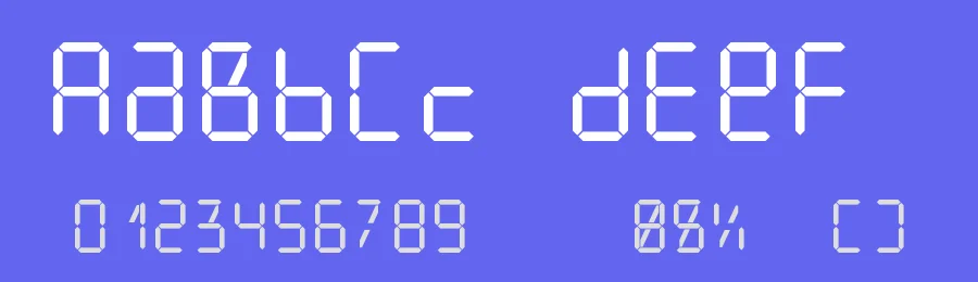Digit Tech by GGBotNet — Display Font — thumbnail 3