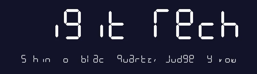 Digit Tech by GGBotNet — Display Font — thumbnail 2