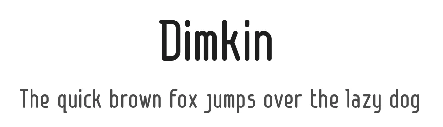 Dimkin by Dimitri Antonov — Sans Serif Font