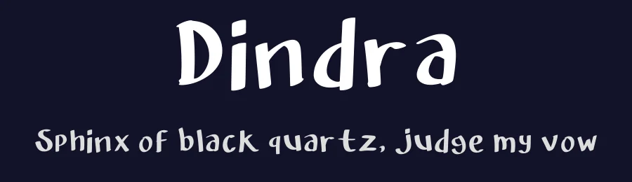Dindra — Script Handwritten Font — thumbnail 2