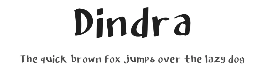 Dindra — Script Handwritten Font