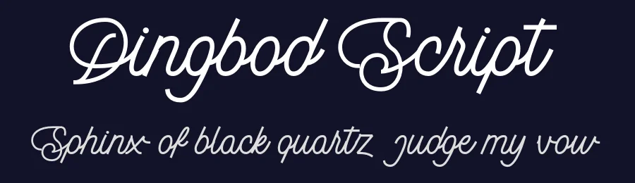 Dingbod Script by inspirasign — Script Handwritten Font — thumbnail 2