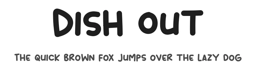 Dish Out by Khurasan — Script Handwritten Font
