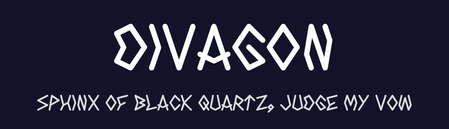 Divagon by GGBotNet — Display Font — thumbnail 2