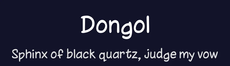 Dongol by Abdo Mohamed and Ibrahim Hamdi — Script Handwritten Font — thumbnail 2