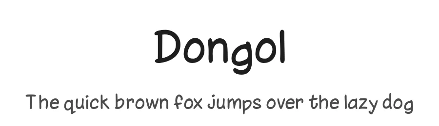 Dongol by Abdo Mohamed and Ibrahim Hamdi — Script Handwritten Font
