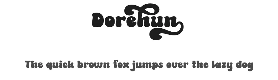 Dorehun by Lettersweet — Script Handwritten Font