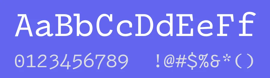 Drafting* Mono — Slab Serif Font — thumbnail 3