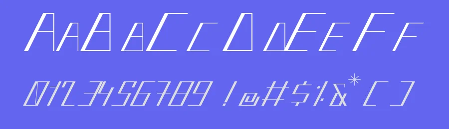 Drastik by DeusEx — Display Font — thumbnail 3