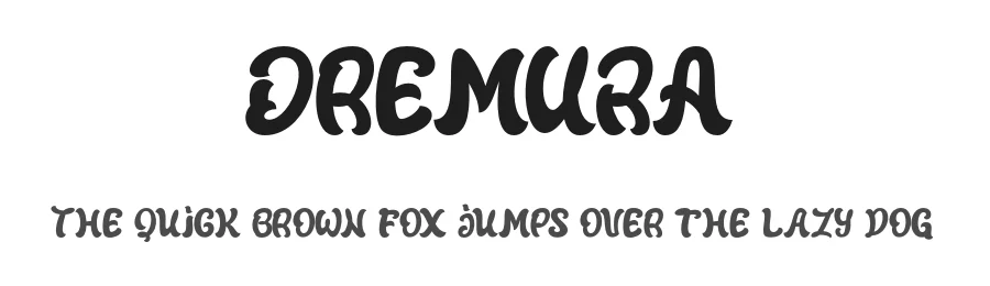 Dremura by Lettersweet — Script Handwritten Font