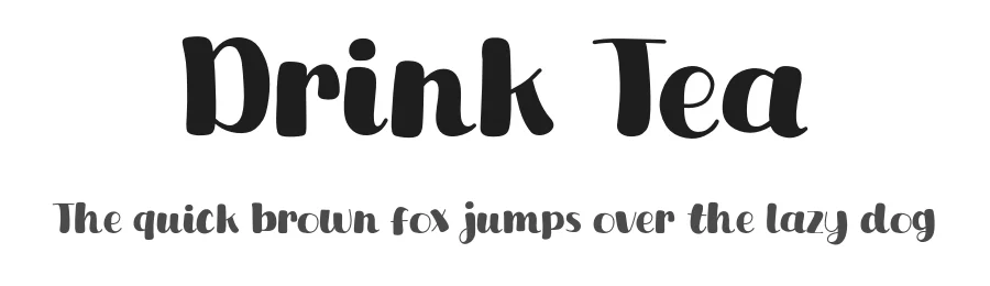 Drink Tea by Khurasan — Script Handwritten Font
