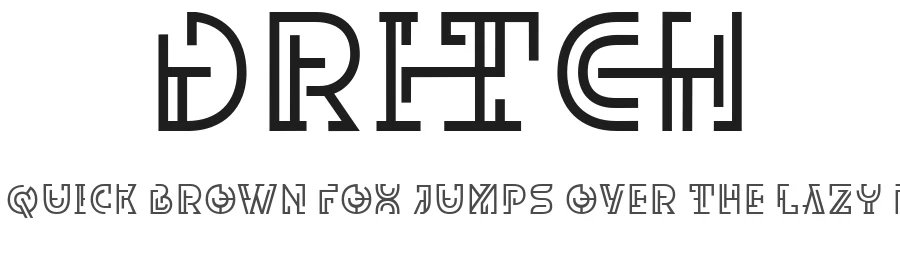 Dritch by Jarnawi Saja — Display Font