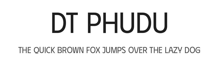 DT Phudu by Duong Tran β Sans Serif Font