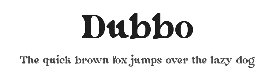 Dubbo by Wahyu Setiya Rahmawan — Serif Font