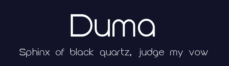 Duma by aiphotografics — Sans Serif Font — thumbnail 2
