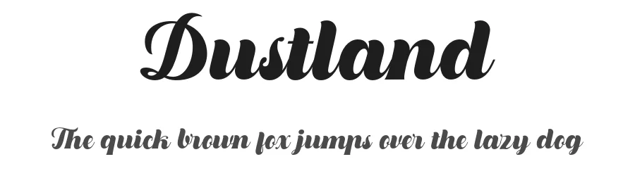 Dustland by Letterhend Studio — Script Handwritten Font